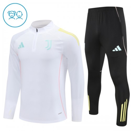 Juventus Trenings Collegegenser 2025-26 Kvart-Zip Hvit - Barn Juventus Trenings Collegegenser 2025-26 Kvart-Zip Hvit - Barn